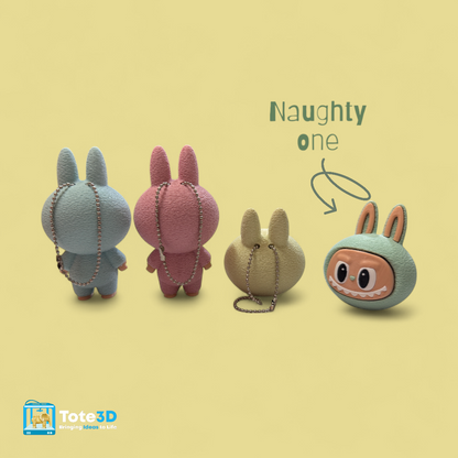 Labubu Clickers — 3D Printed Fidget & Bag Charm
