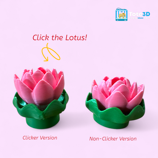 Lotus Flower - Clicker and Non-Clicker version