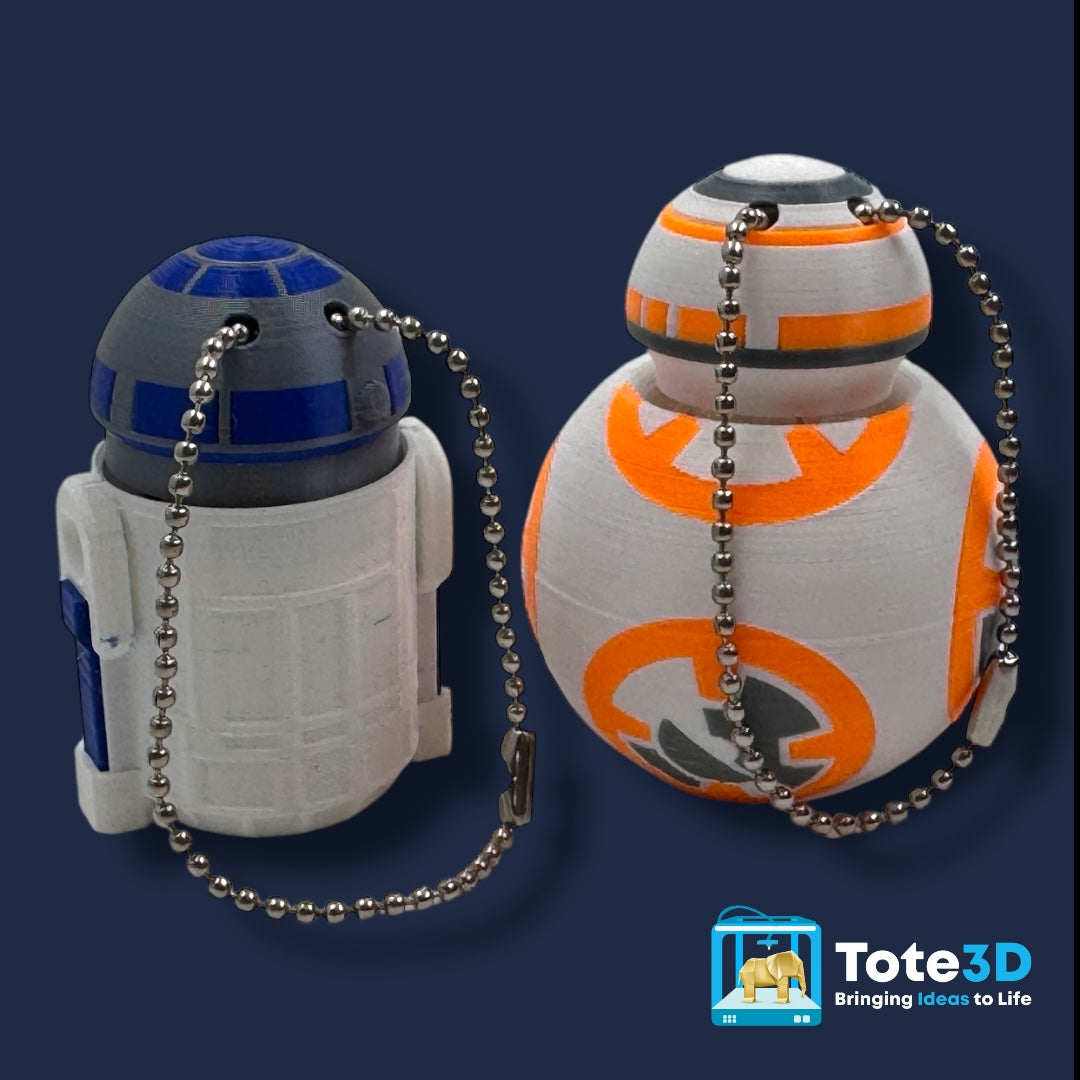 🚀 Star Wars-Inspired Clickers: BB8 & R2D2 🛸