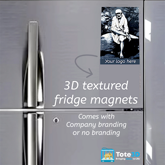Saibaba 3D Textured Prints – Magnet & Stand Versions (Hueforge Finish)