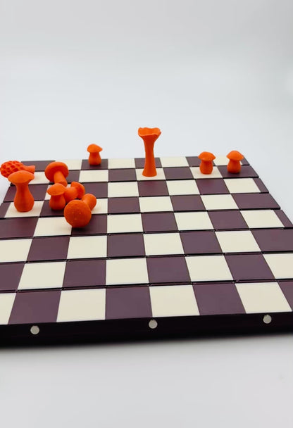 🌲 Mushroom Kingdom Chess & Checkers – The Magical Log Set! 🍄♟️