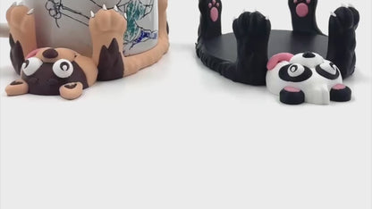 Panda & Shiba Coasters – Cute and Versatile