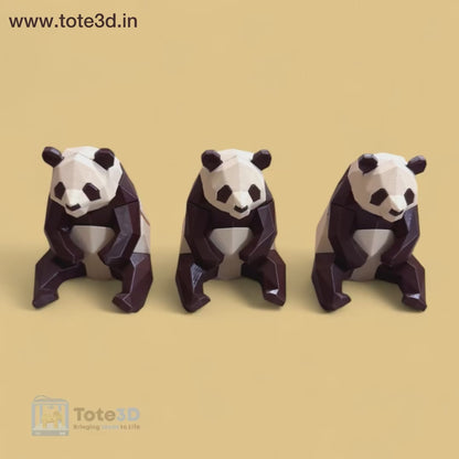 Magnetic 3D Printed Panda Puzzle