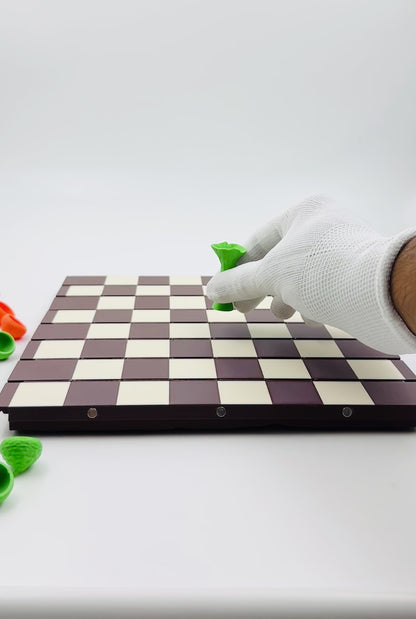 🌲 Mushroom Kingdom Chess & Checkers – The Magical Log Set! 🍄♟️