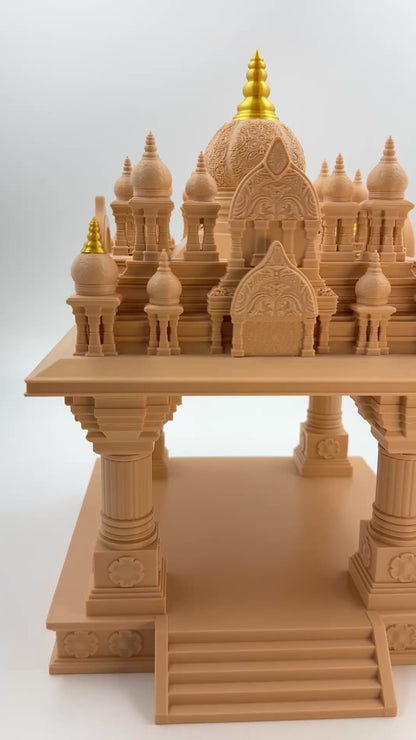 Ghar Ka Mandir with Built-in Lighting | 3D Printed Home Temple